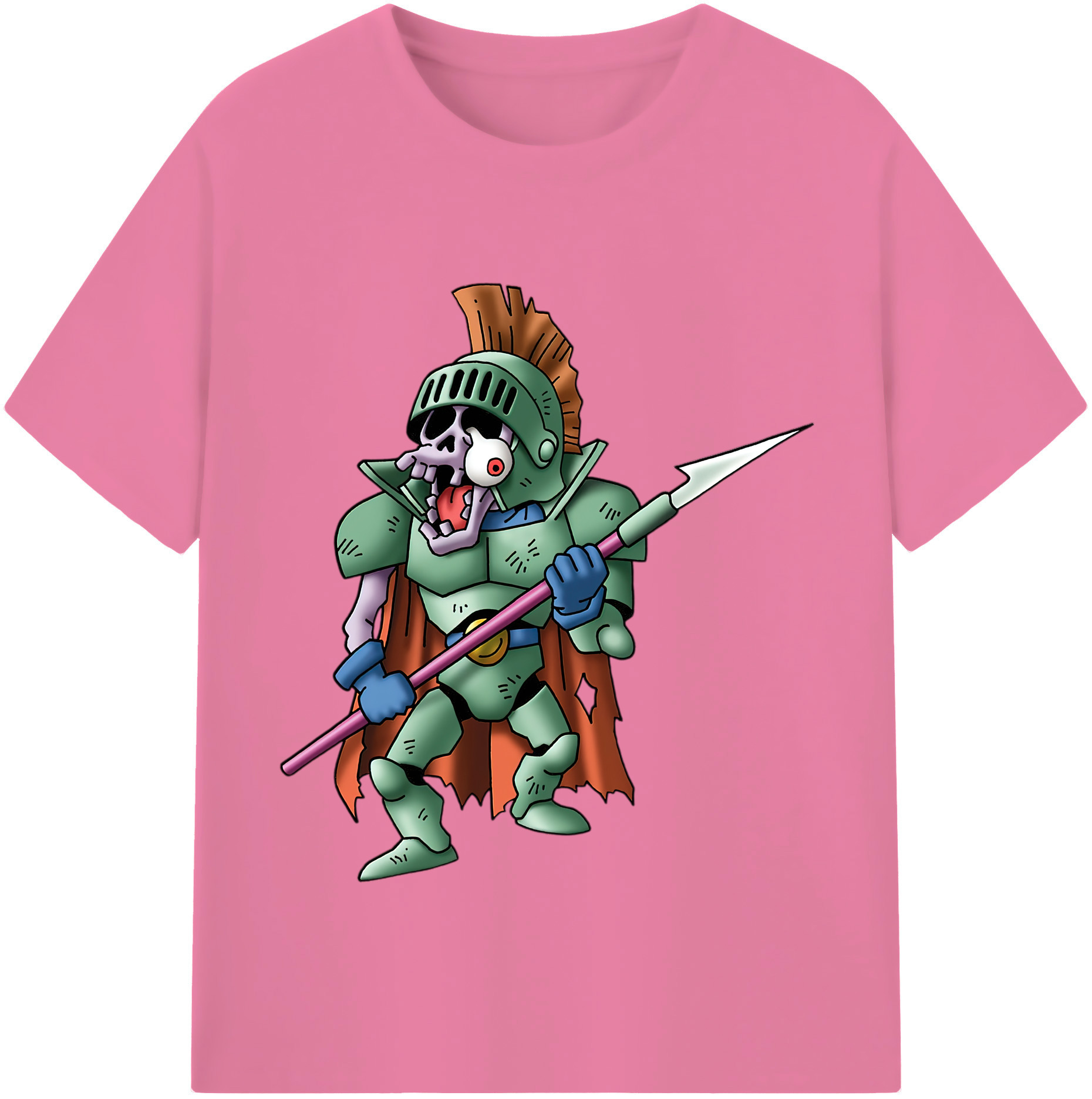 （画像用） ドラゴンクエスト Doragon Kuesuto Dragon Quest 綿100％半袖Tシャツ（フロントプリント）